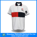 Neuestes Design Hochwertiges Plain Herren Weiß Polo Shirt